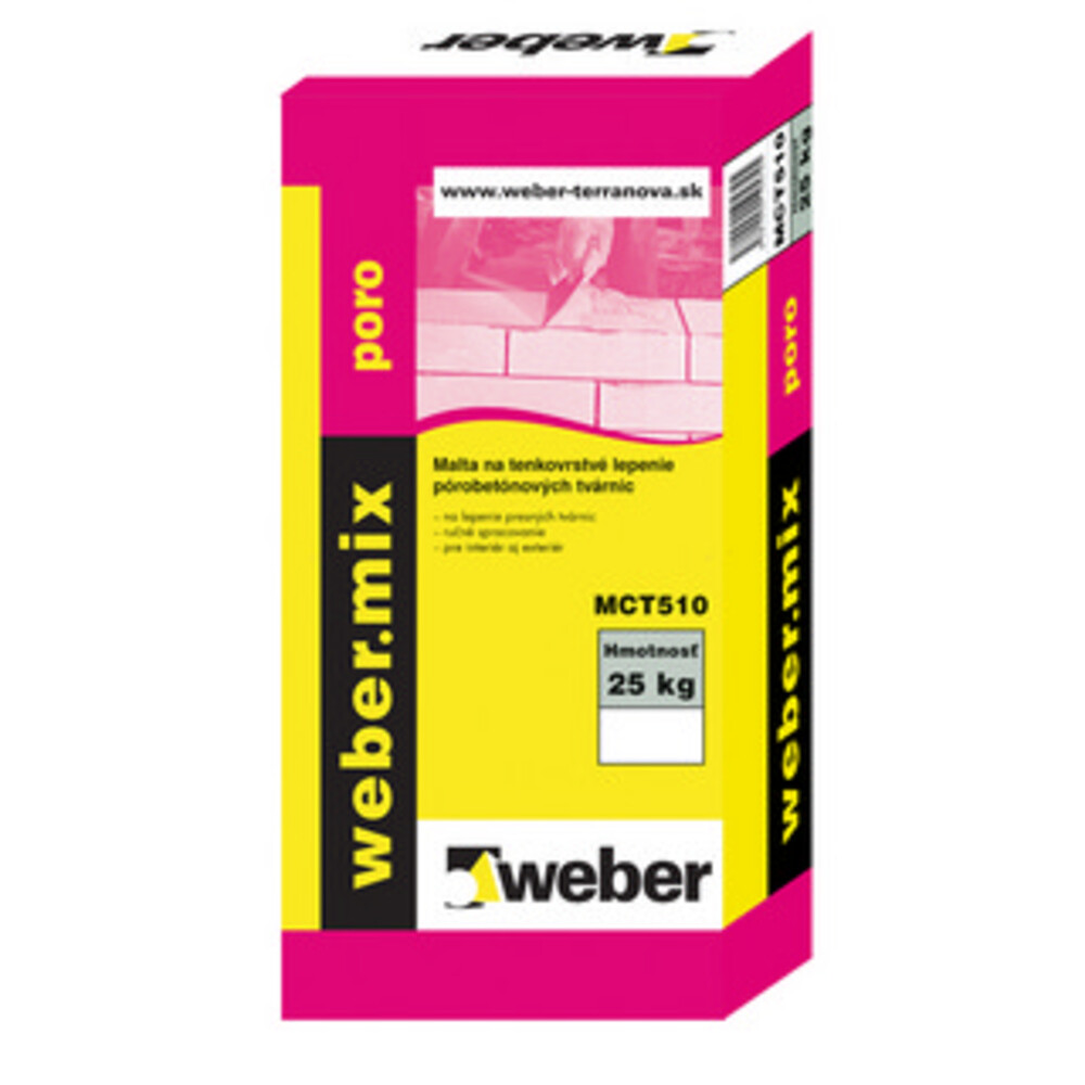 webermix poro - Murovacia malta na porobetón